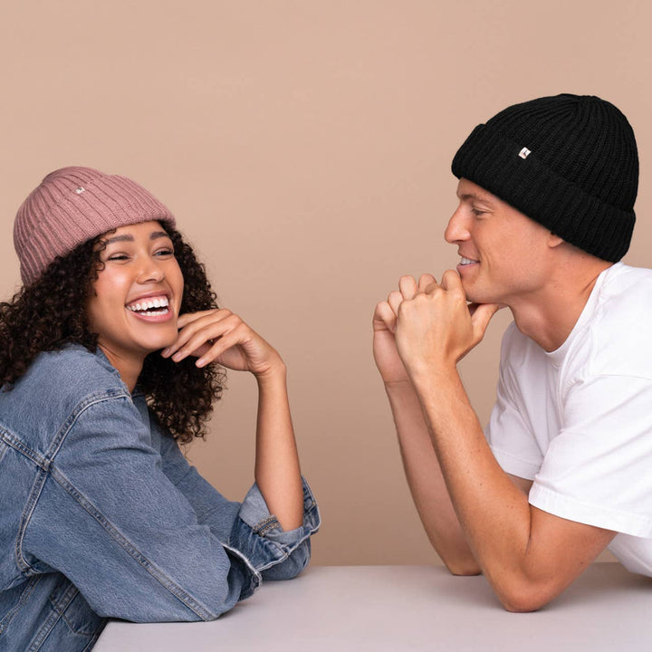 KITSCH - Glazey™ Satin-Lined Beanie - Black