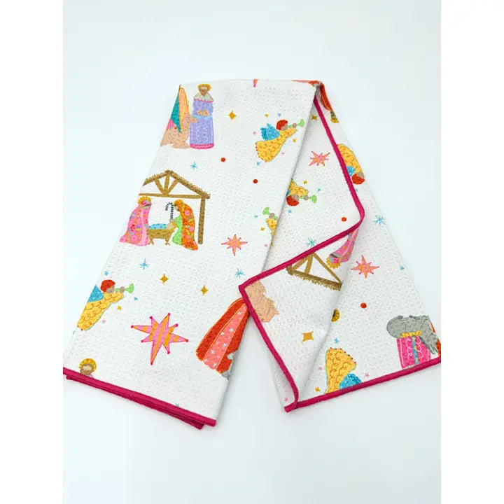 A Thrill of Hope- Microfiber Waffle Weave Tea Towel