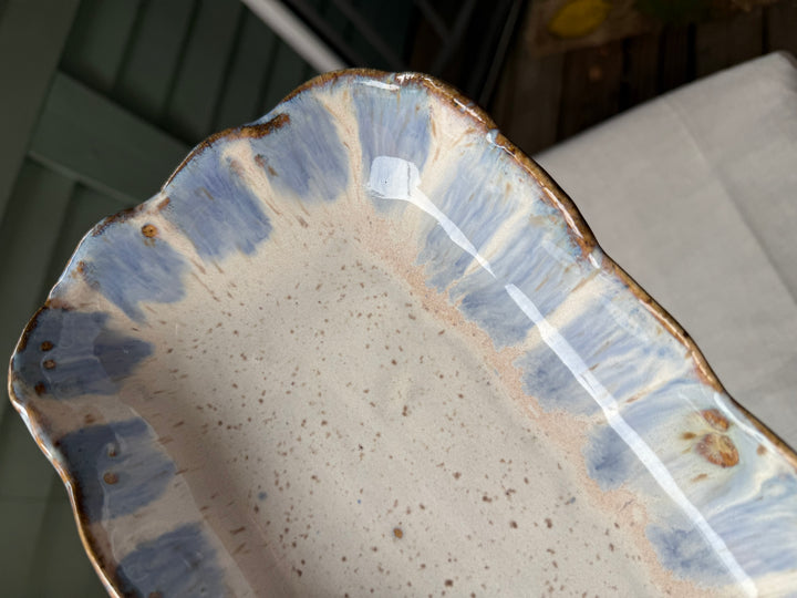 Flirty Edge Tray - Blue Willow