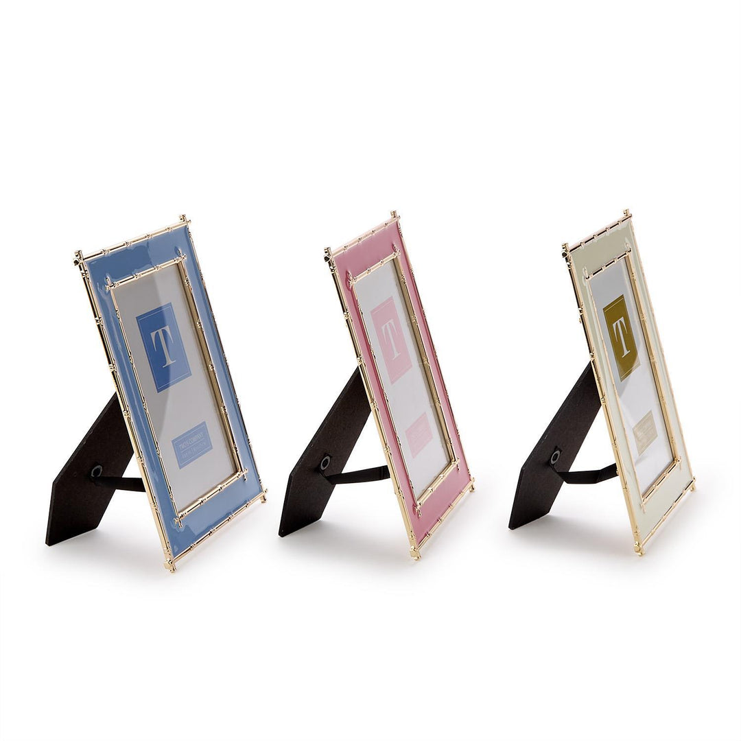 Gold Bamboo Edge 4x6 Metal Frame Asst 3 Colors
