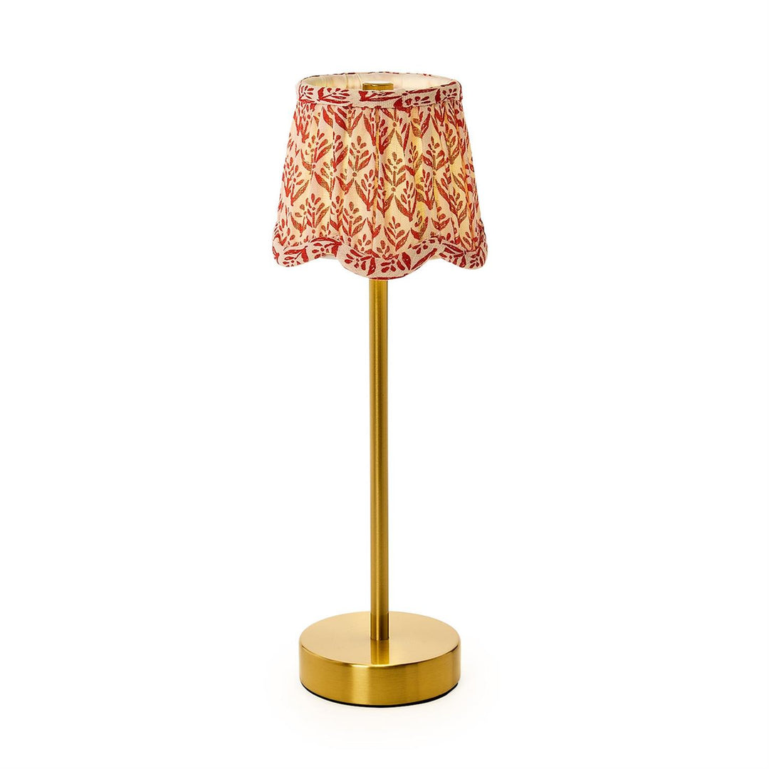 Scalloped Floral Fabric Lampshade Asst 2 Colors