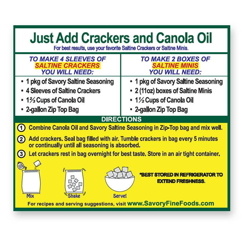 Garden Dill Savory Party Cracker Seasoning