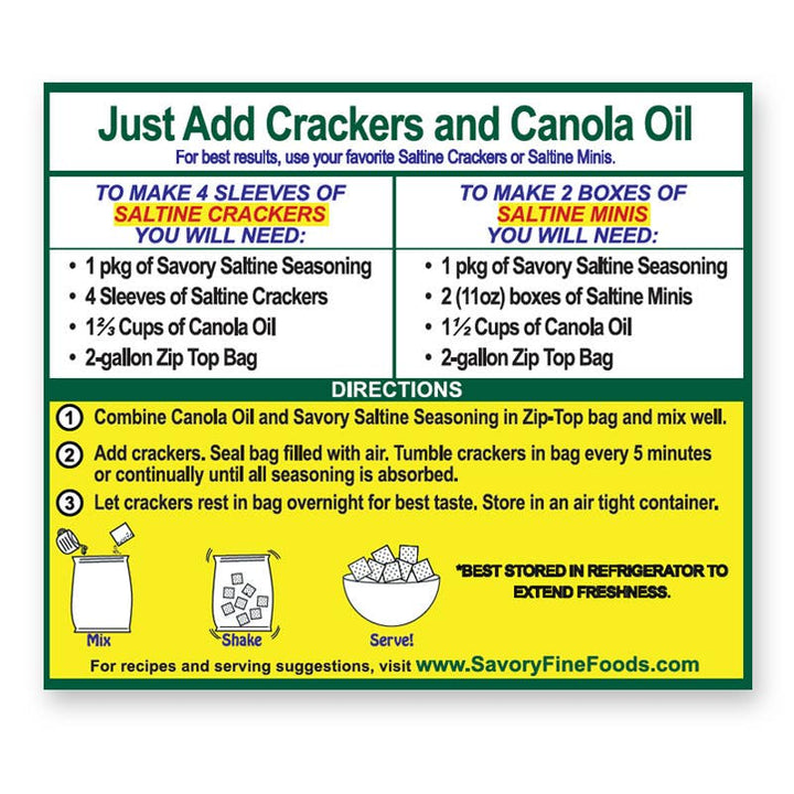 Garden Dill Savory Party Cracker Seasoning