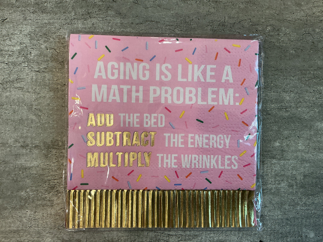 Birthday Funny Gold Napkins-6a