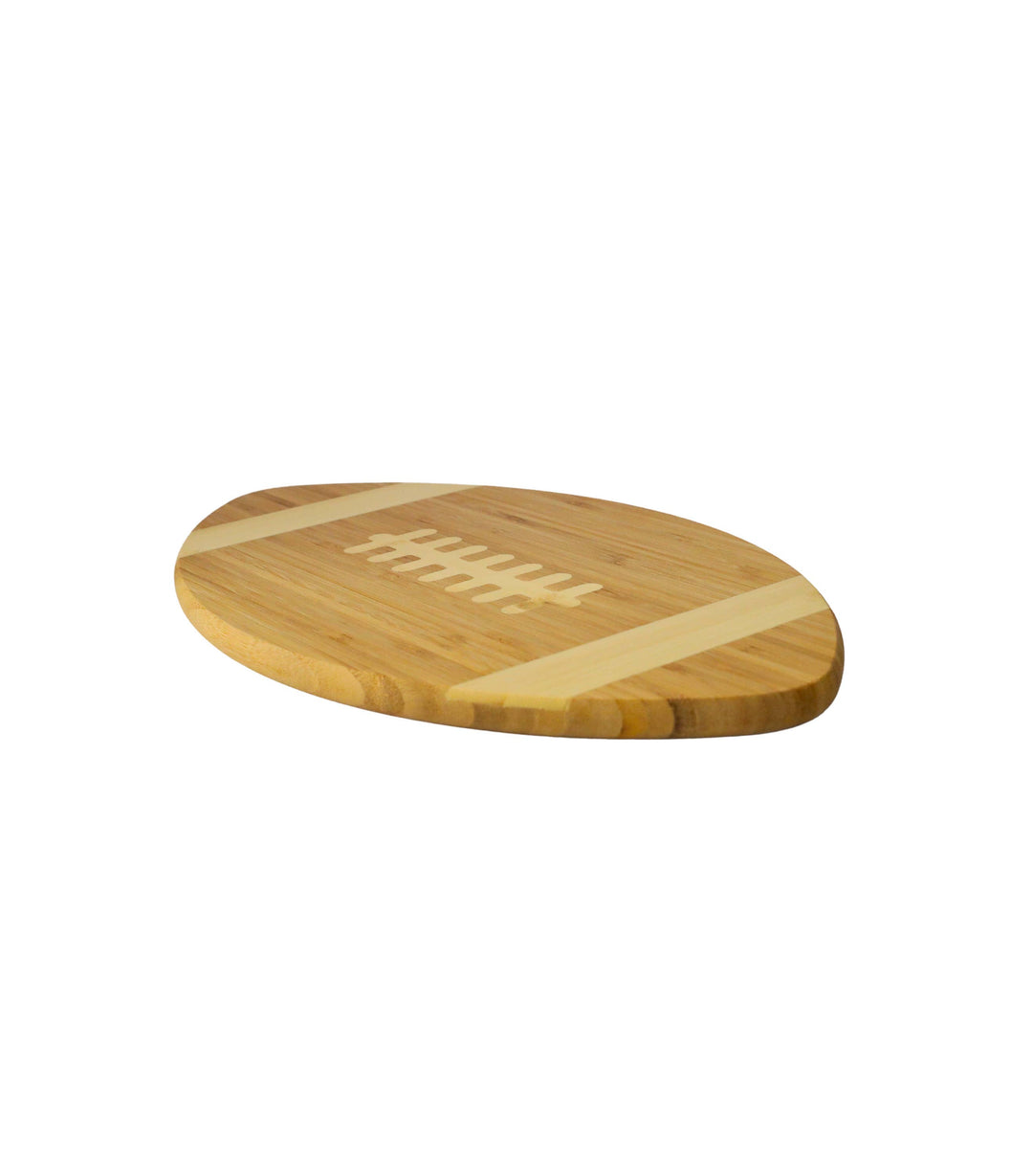 Bamboo Football Cutting Board - 15" x 8.5"