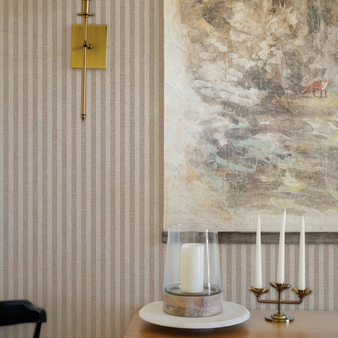 Tempaper & Co ® - Charles Street Stripe Peel and Stick Wallpaper, 28 sq ft