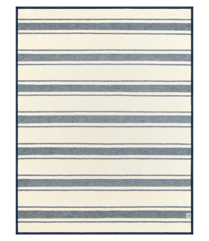 ChappyWrap - Dockside Stripe Navy Blanket