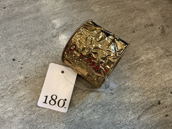 Gold Napkin Rings  6 assorted Metal 1.75"