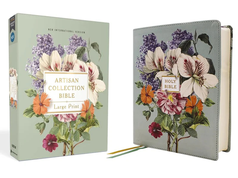 Artisan Collection Bible NIV LP | Sage Floral