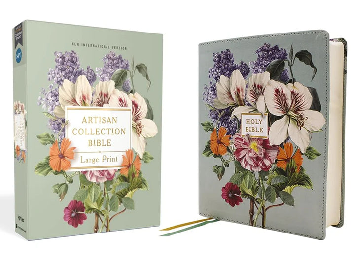 Artisan Collection Bible NIV LP | Sage Floral