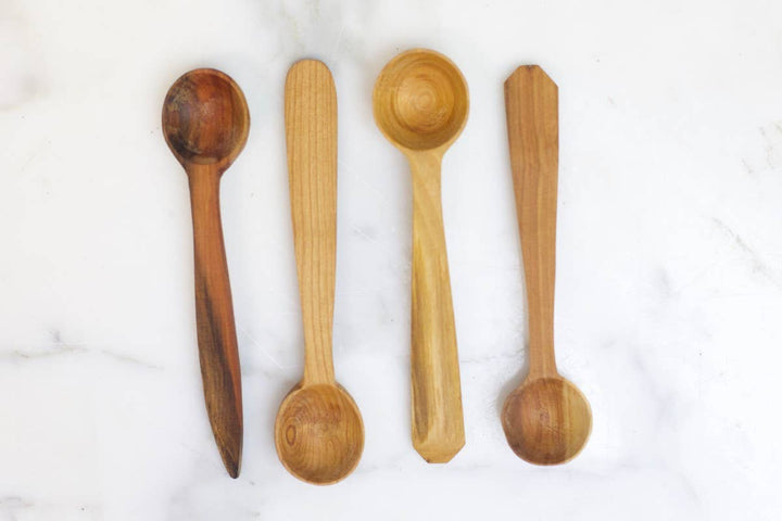 Euro Kitchen Multi-Purpose Scoop, Set of 2, Fruitwood