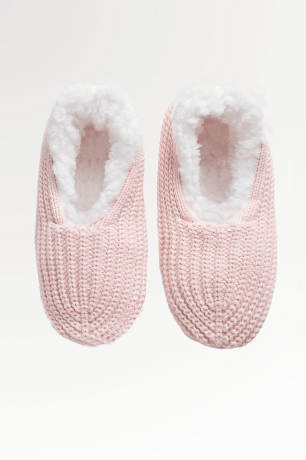 Knitted Footsie - Pink
