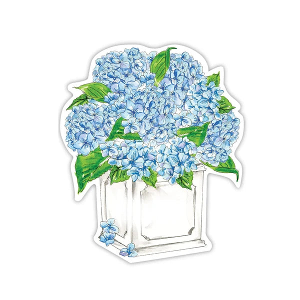 Blue Hydrangea Die-Cut Accent