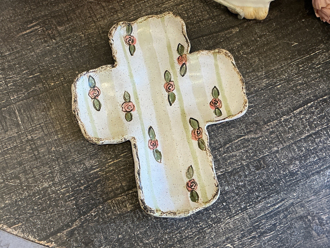 Cottage Stripe Cross