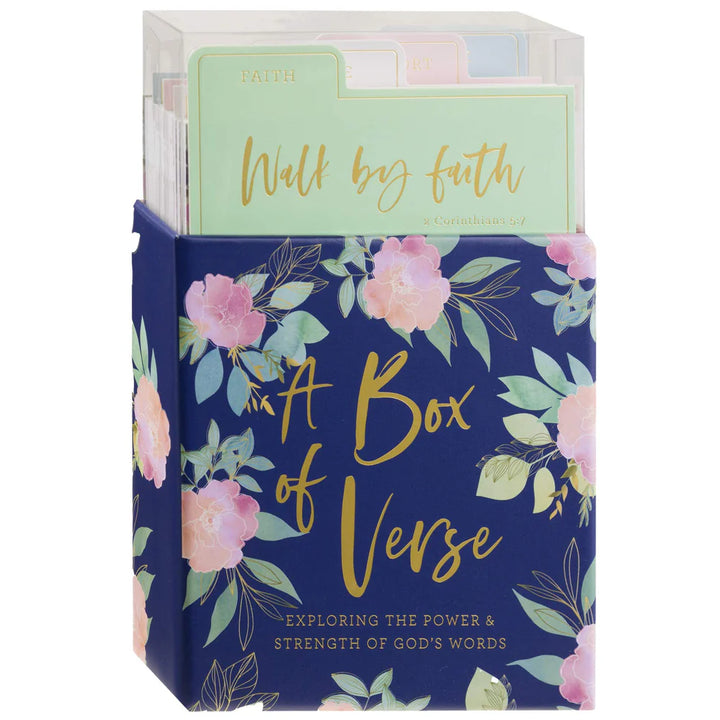 Verse Cards in Dark Floral