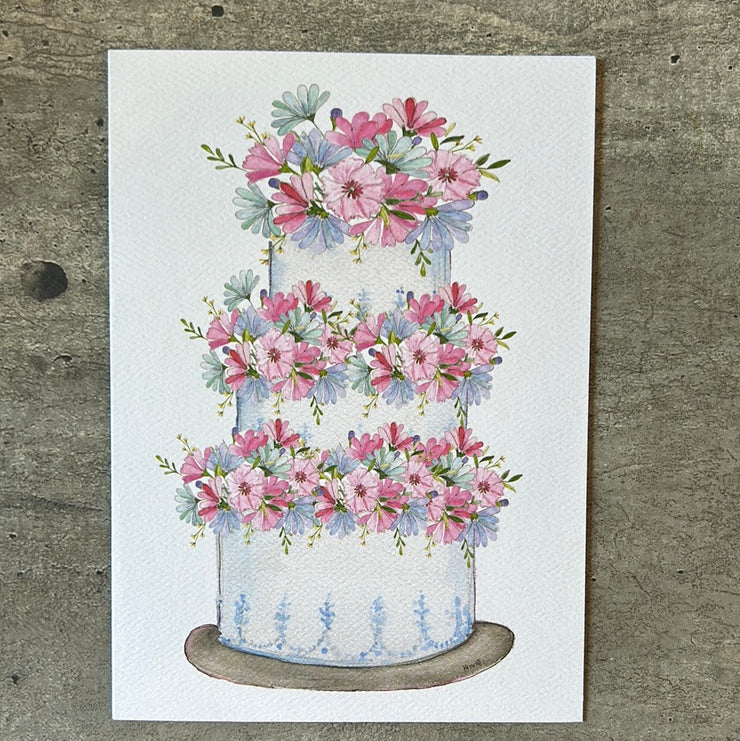 Wedding Card | Wedding Blessings Cake