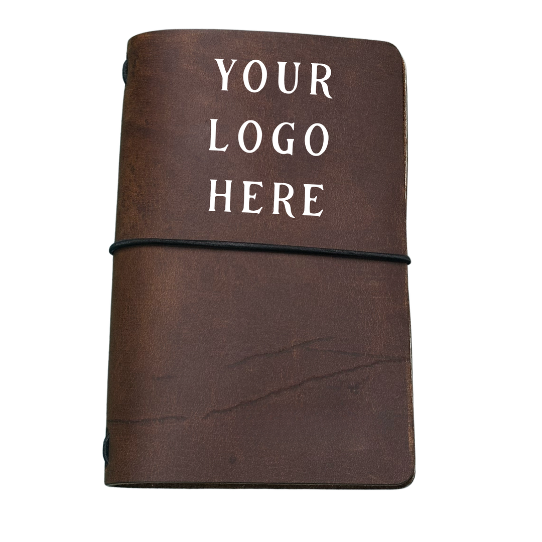 Sophisticate Supply Co. - Custom Stamped Leather Journal – Refillable Pocket Notebook