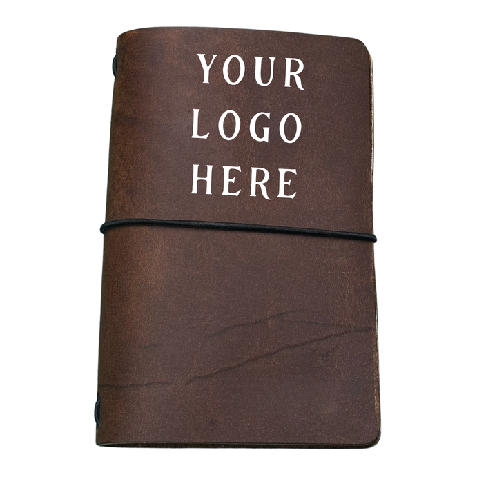 Sophisticate Supply Co. - Custom Stamped Leather Journal – Refillable Pocket Notebook