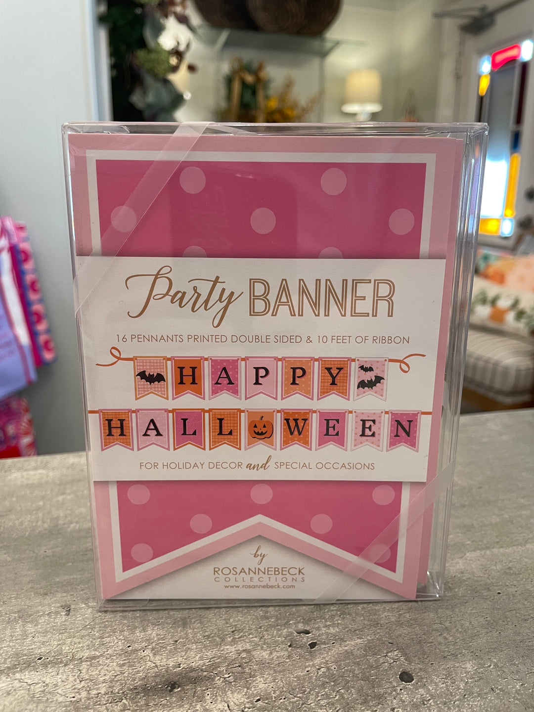 Happy Halloween Festive Banners | Pink & Orange