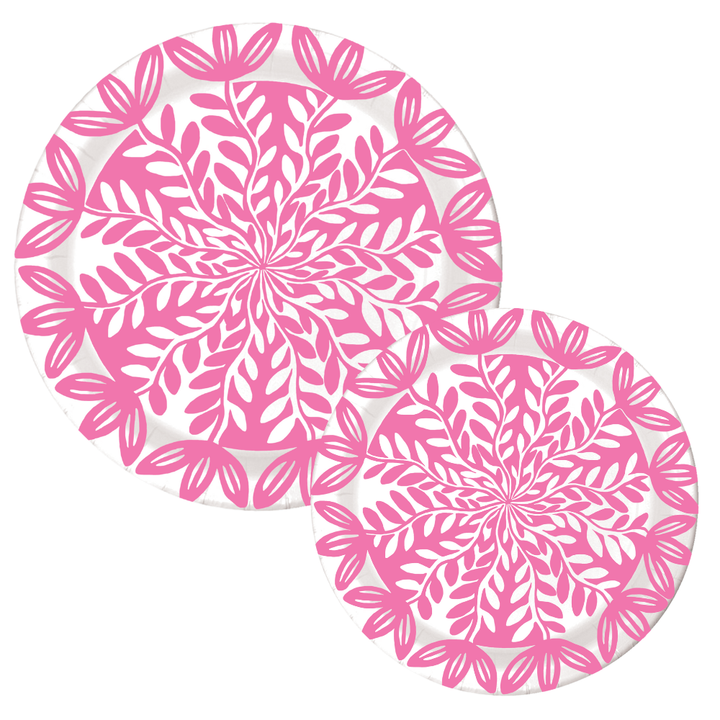 Pink Heavy-duty Paper Plates