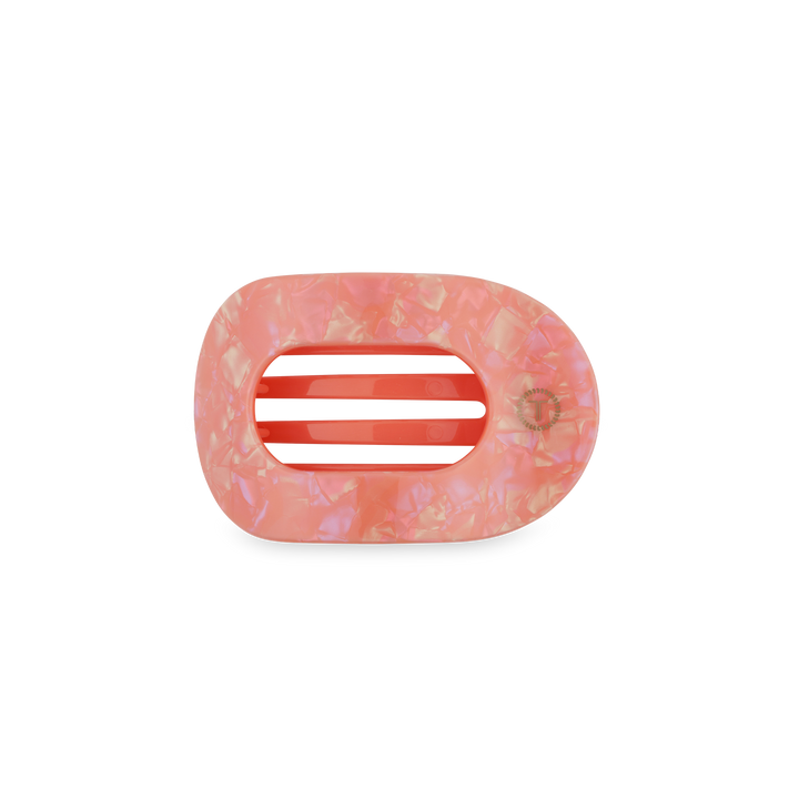TELETIES - Flat Round Hair Clip | Small | Dreamsicle