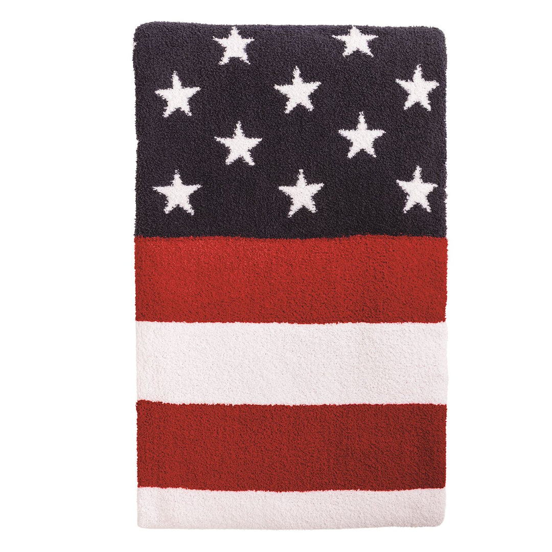Chenille Americana Blanket