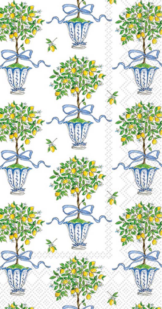 Boston International - Paper Guest Towels 16 count Lemon Topiary