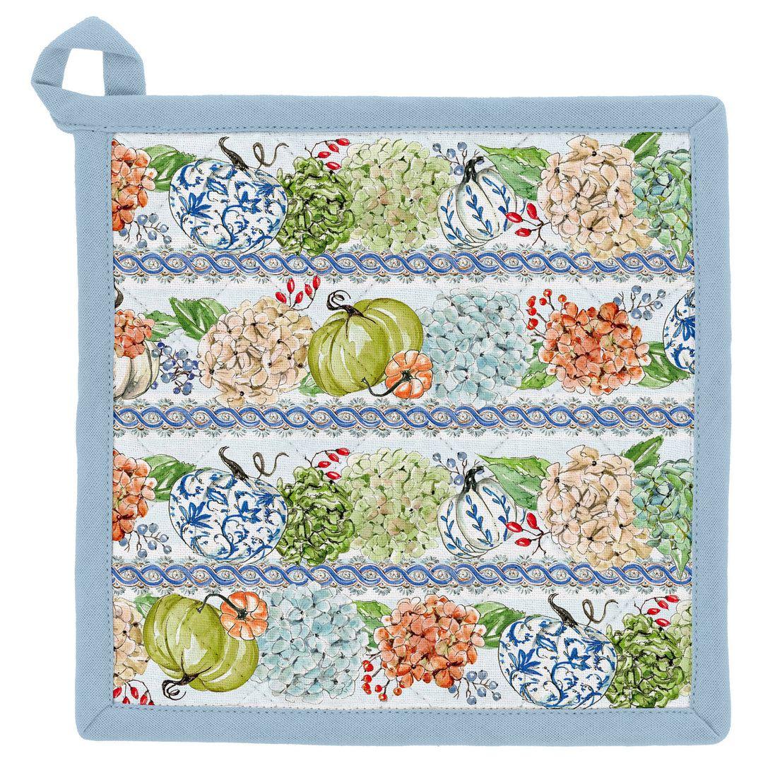 Fall Hydrangea Cotton Pot Holder
