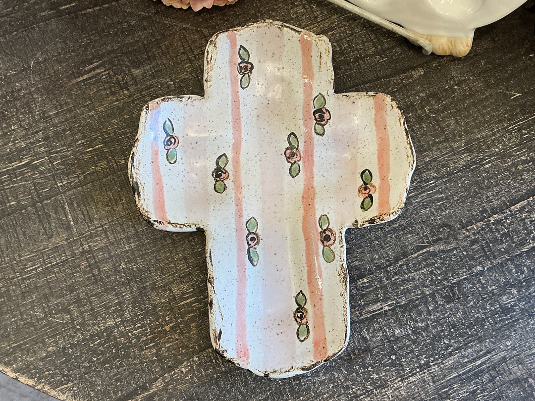 Cottage Stripe Cross