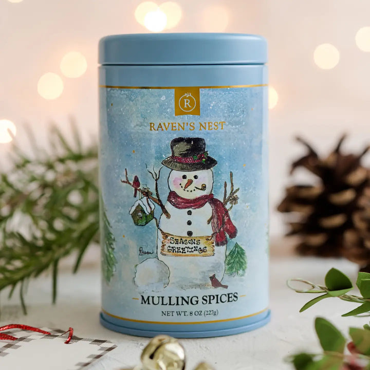 Snowman Tin Raven&