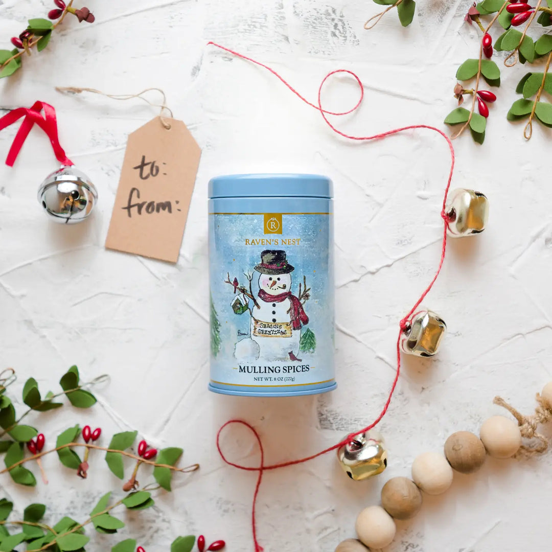 Snowman Tin Raven&