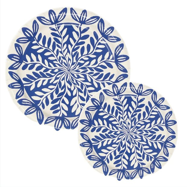 Blue  Heavy Duty Paper Plates (7" and 10")