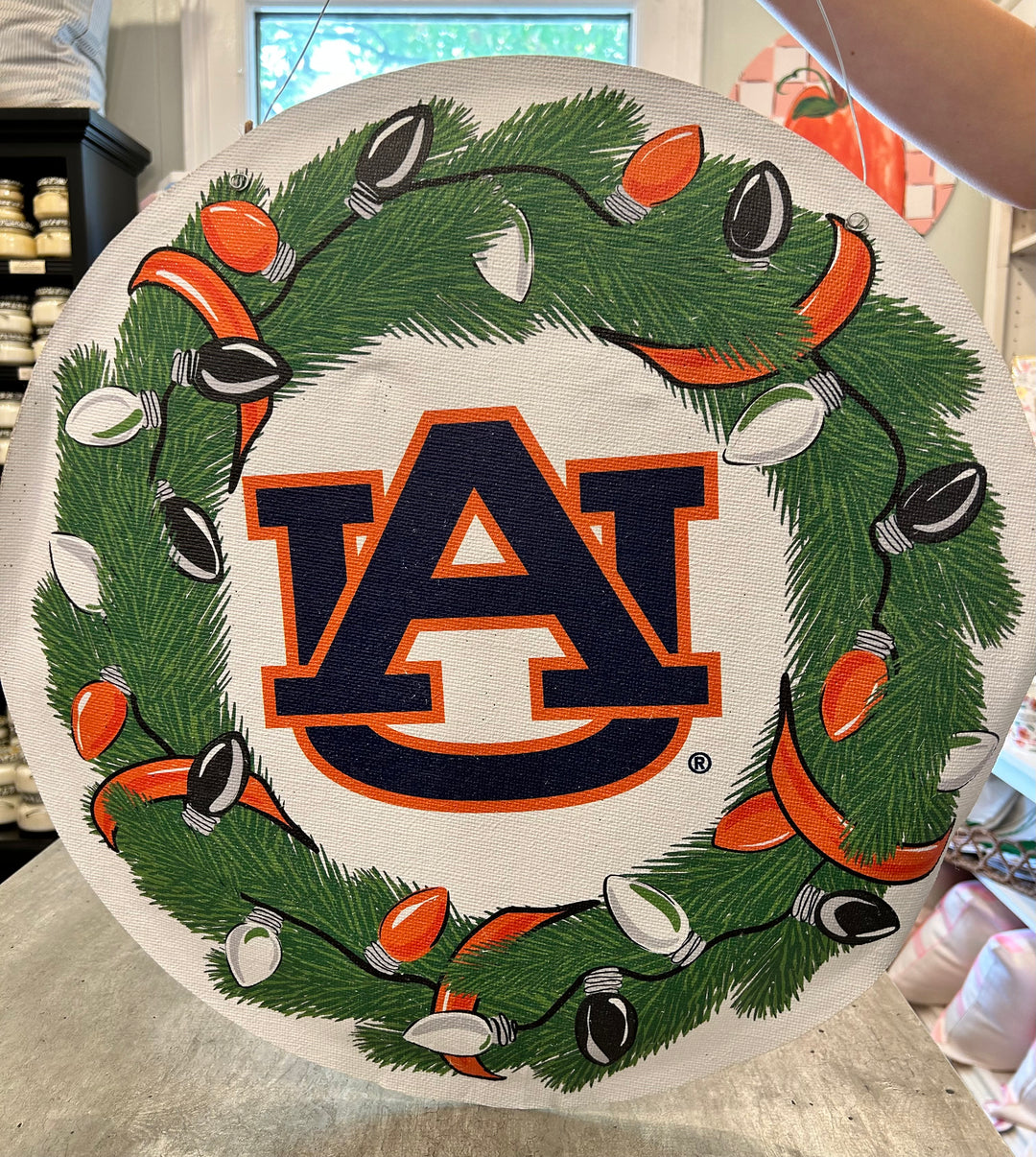 Auburn Reversible Wreath/Helmet Burlee