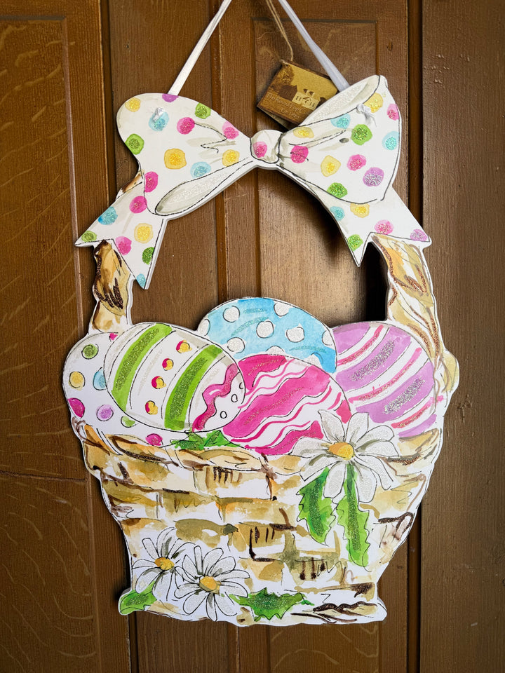 Easter Basket PVC Door Hanger