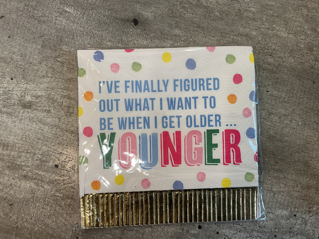 Birthday Funny Gold Napkins-6a