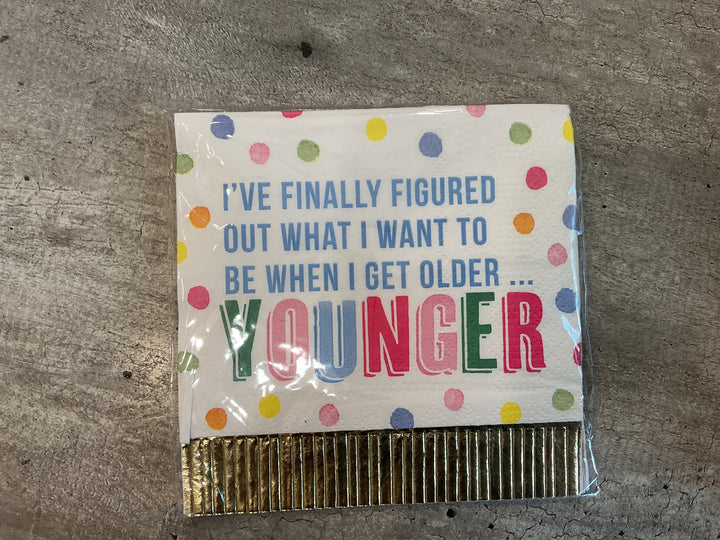 Birthday Funny Gold Napkins-6a