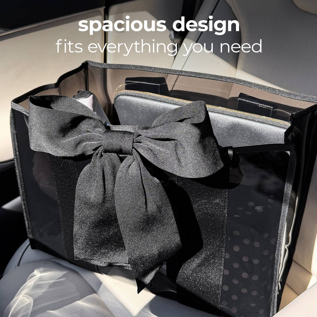 Case-Mate - Case-Mate Midnight Black Bow Jelly Tote Bag