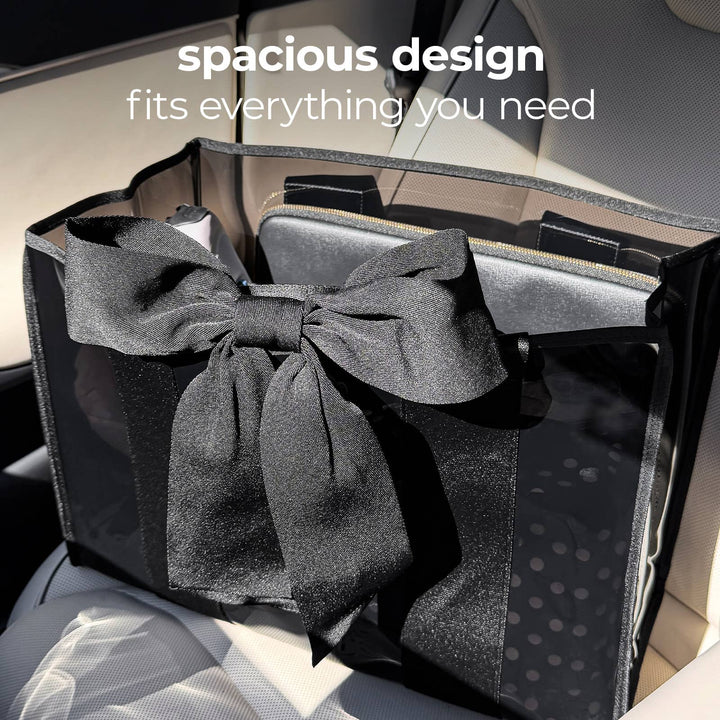 Case-Mate - Case-Mate Midnight Black Bow Jelly Tote Bag