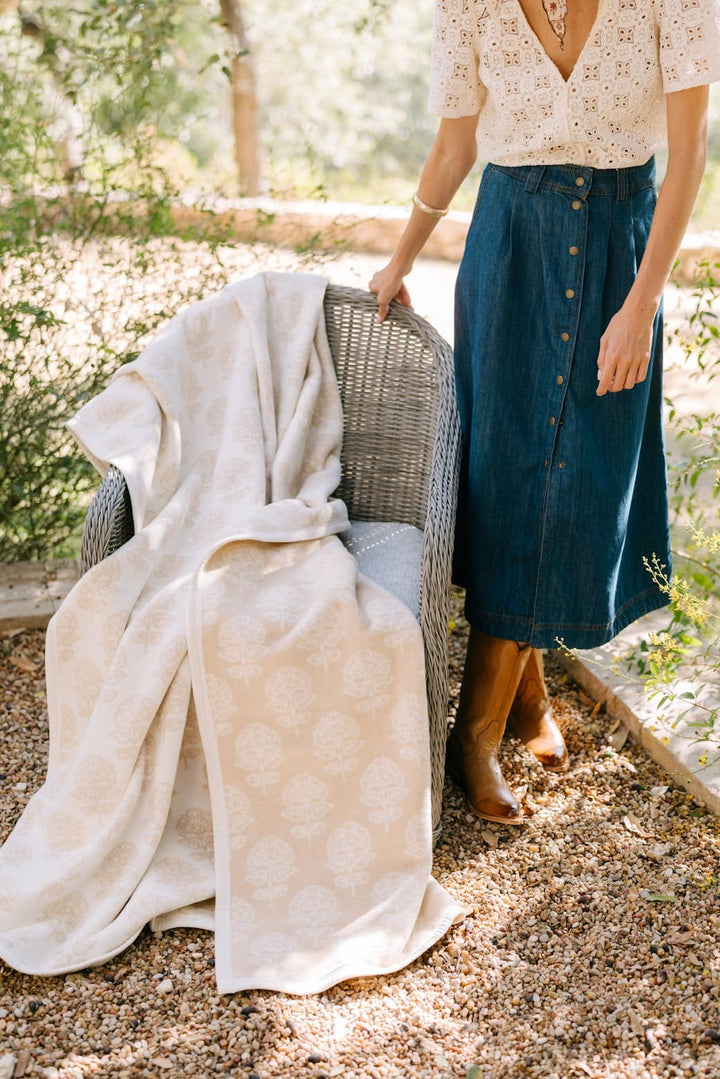 ChappyWrap - Millie Blockprint Blanket