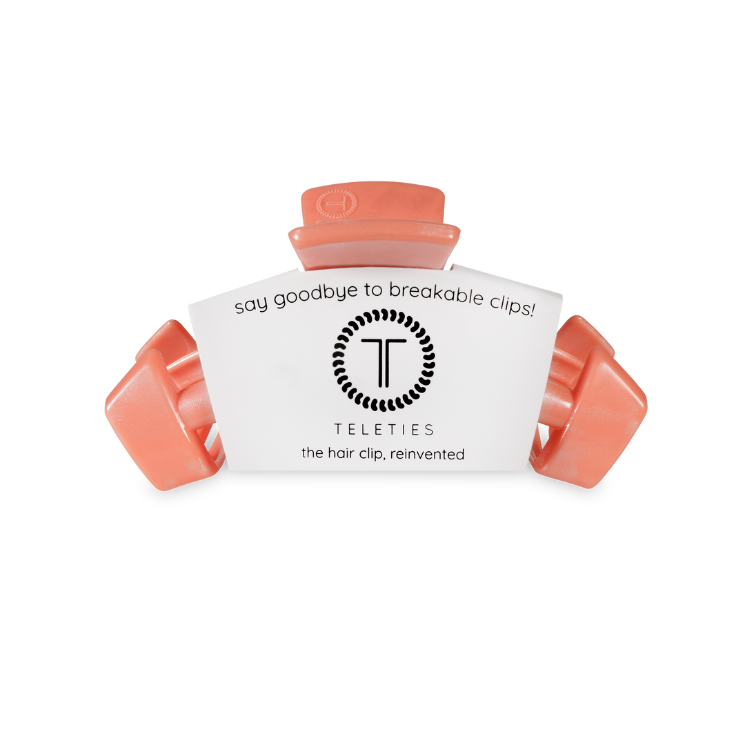 TELETIES - Classic Hair Clip | Small | Dreamsicle