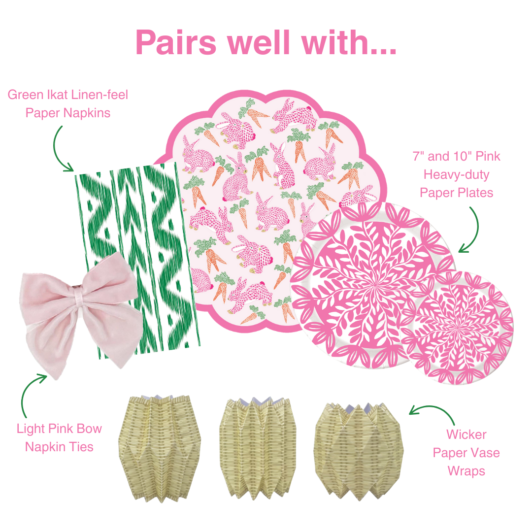 Pink Heavy-duty Paper Plates