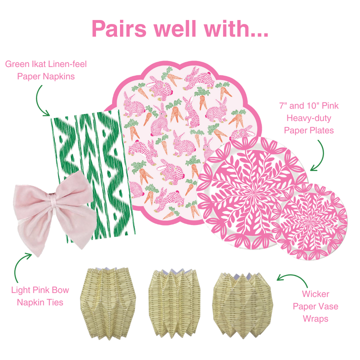 Pink Heavy-duty Paper Plates