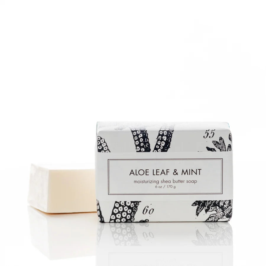 Aloe Leaf &amp; Mint Shea Butter Soap