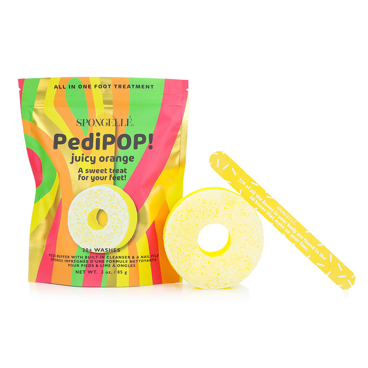 PediPOP! Pedi Buffer & Nail File - Juicy Orange