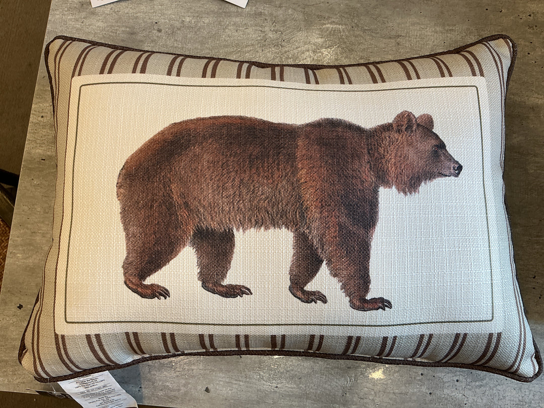 Bear Stripe Pillow