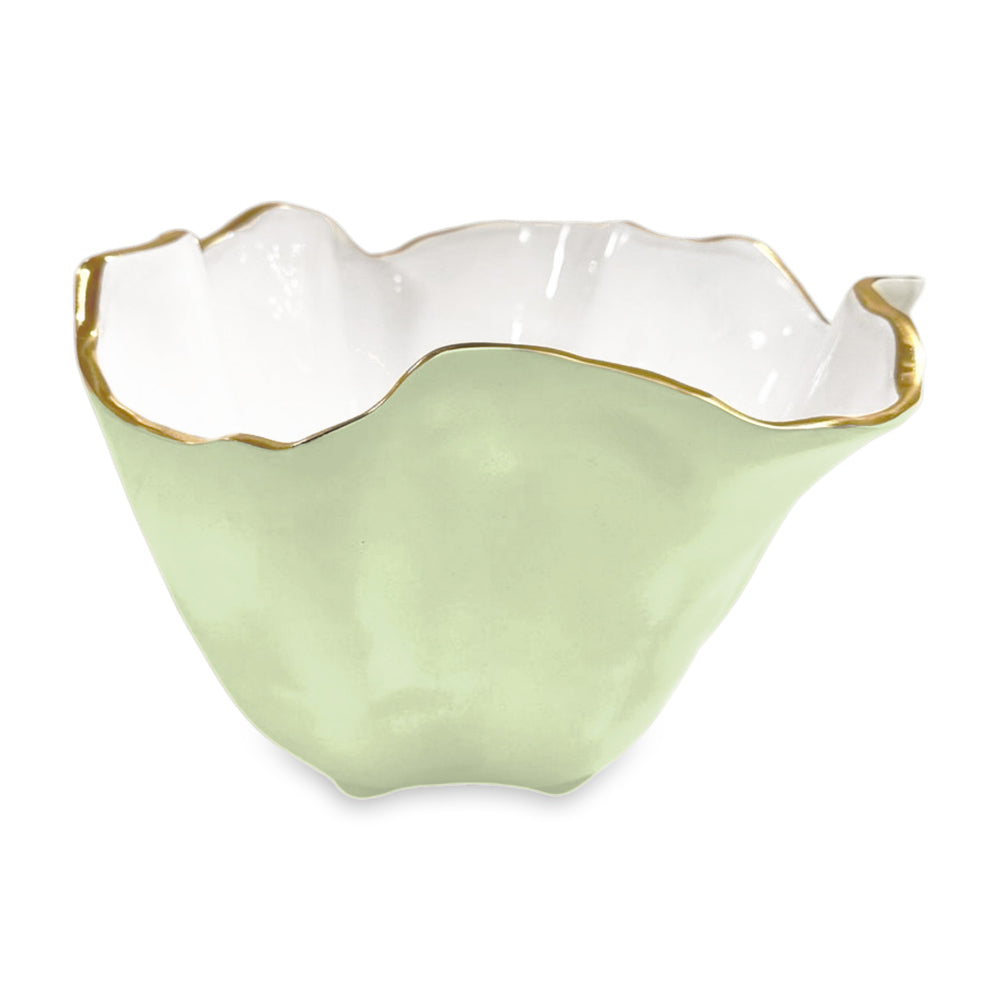 Encanto Onyx Ice Bucket | Pistachio &amp; White