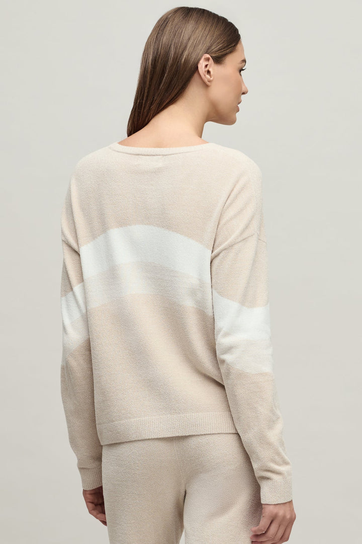 CozyChic Ultra Lite® Wavy Colorblock Pullover