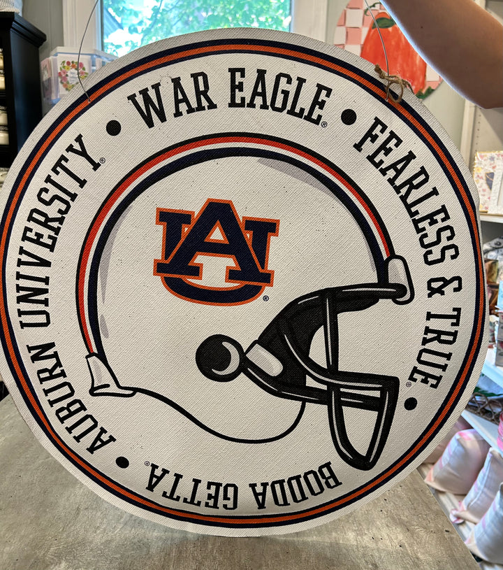 Auburn Reversible Wreath/Helmet Burlee