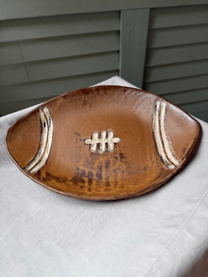 Football Platter '25 - Deep Leather