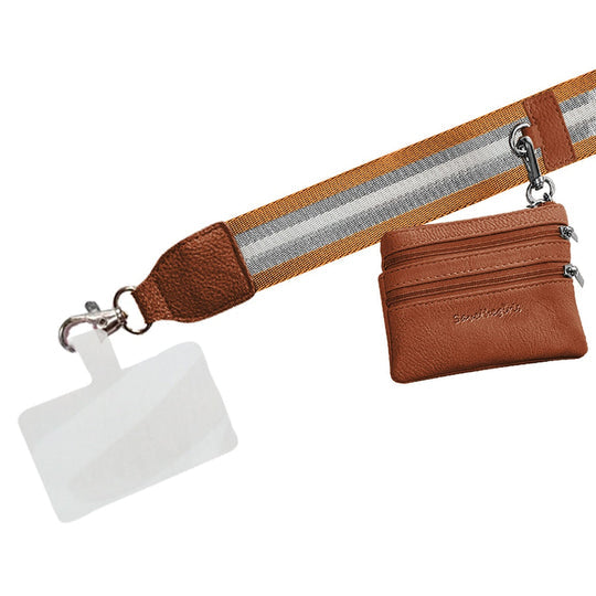 Clip & Go Strap with Zippered Pouch